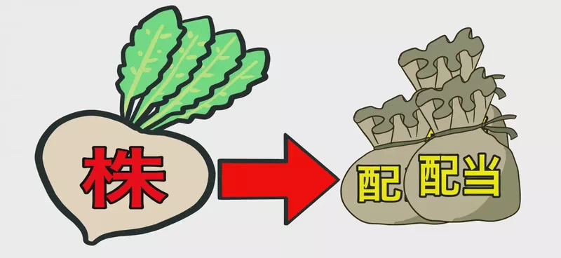 分け前（配当）はその持ち分の割合に応じゲット