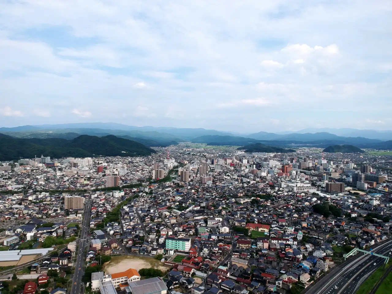 鳥取市街地