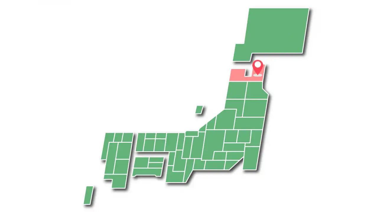 青森県の位置