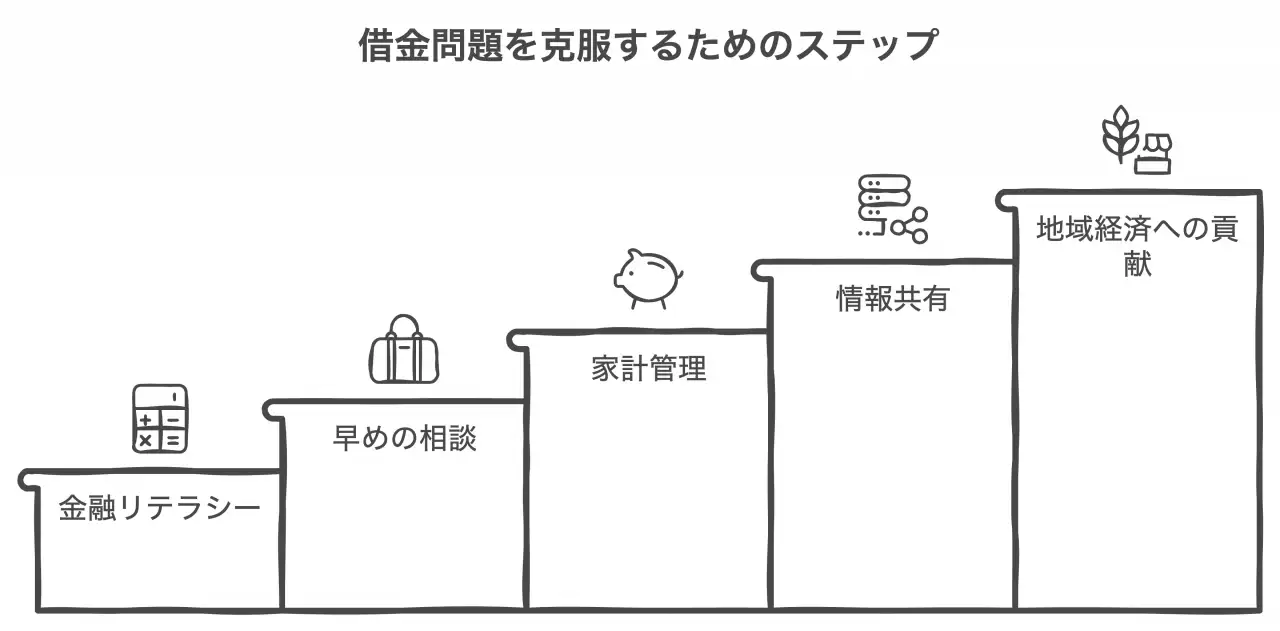 借金問題を克服するためのステップ