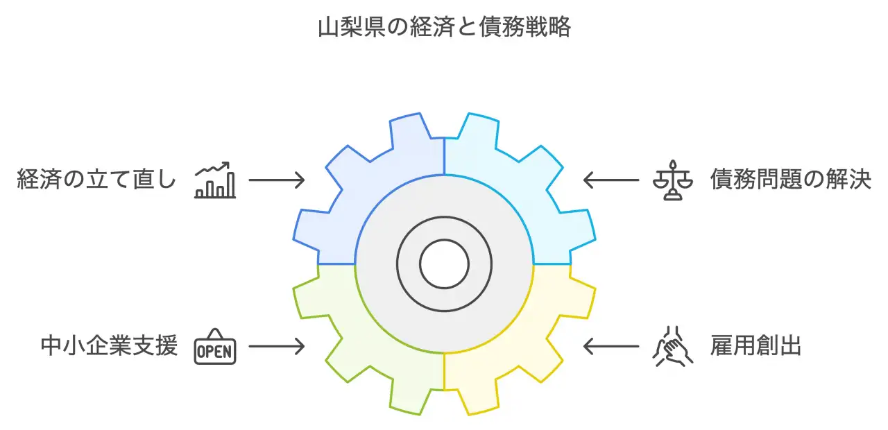 山梨県の経済と債務戦略