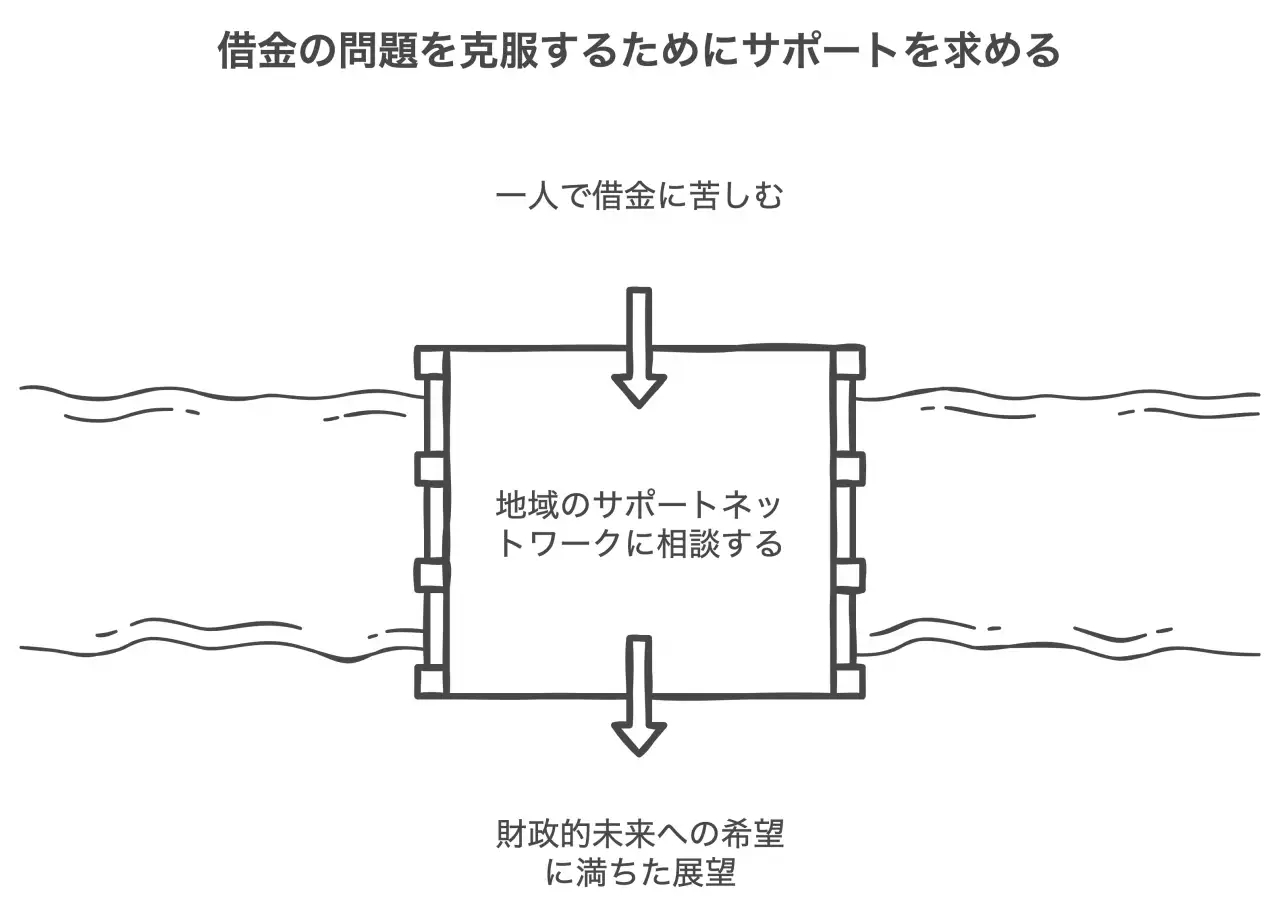 借金の問題は、一人で抱え込まないことが大切